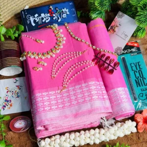 প্রিমিয়াম তাতের শাড়ি কম্বো